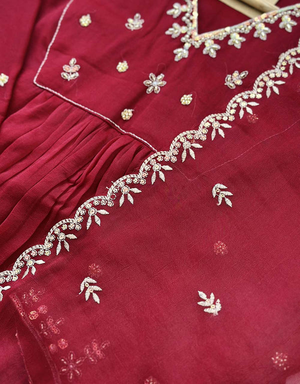 Ready-to-Wear Georgette Anarkali Kurti Set π