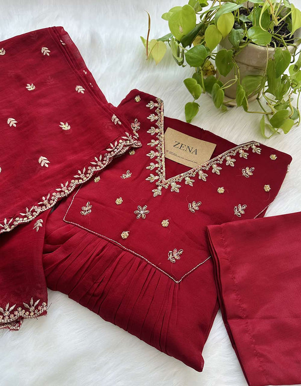 Ready-to-Wear Georgette Anarkali Kurti Set π