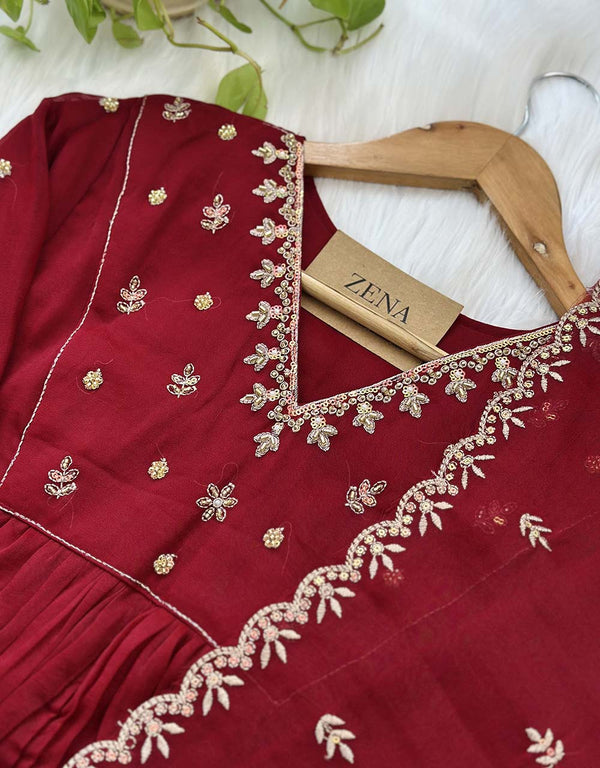 Ready-to-Wear Georgette Anarkali Kurti Set π