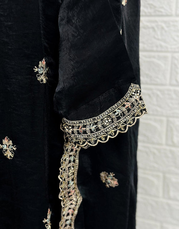 Ready-to-Wear Shimmer Silk Partywear Suit ๐