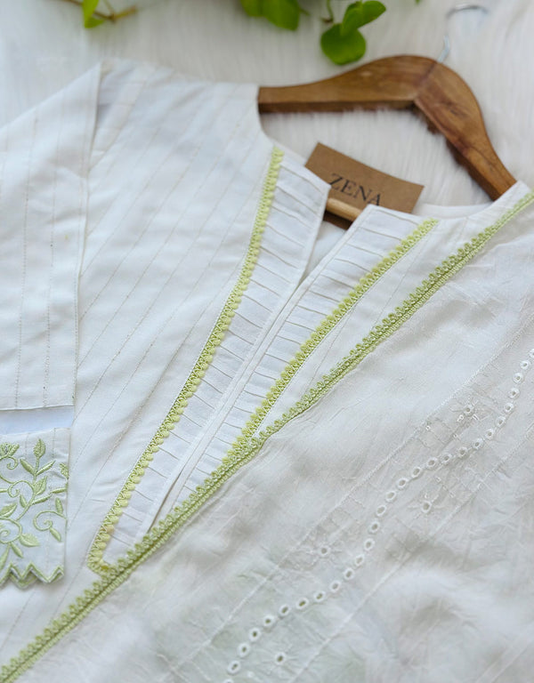 Ready-to-Wear Pure Cotton Kurti Set – Breathable Comfort & Timeless Elegance 🌿