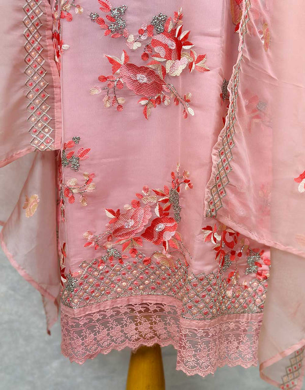 Ready-to-Wear Organza Kurti Set ๐