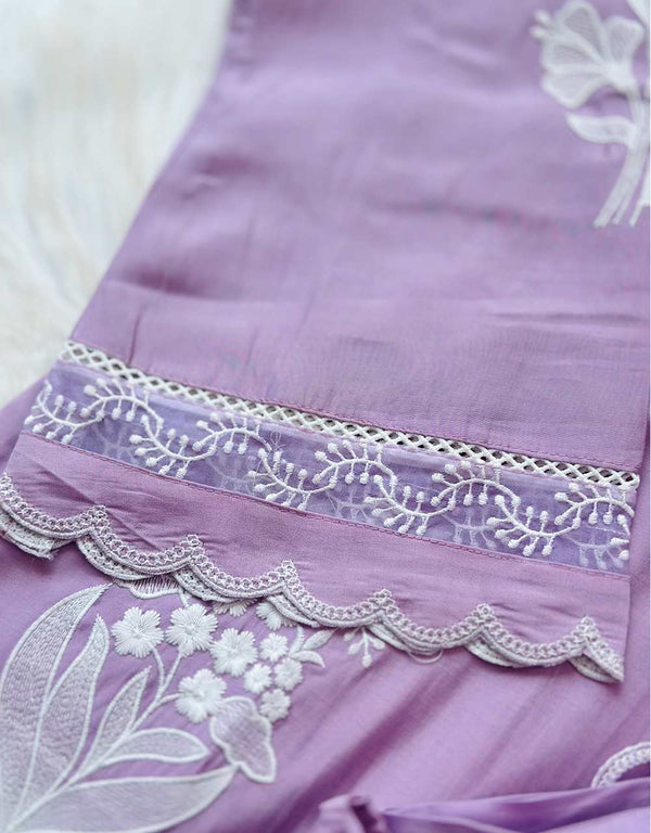 READY TO WEAR MUL COTTON KURTI SET WITH ORGANZA DUPATTA ✨