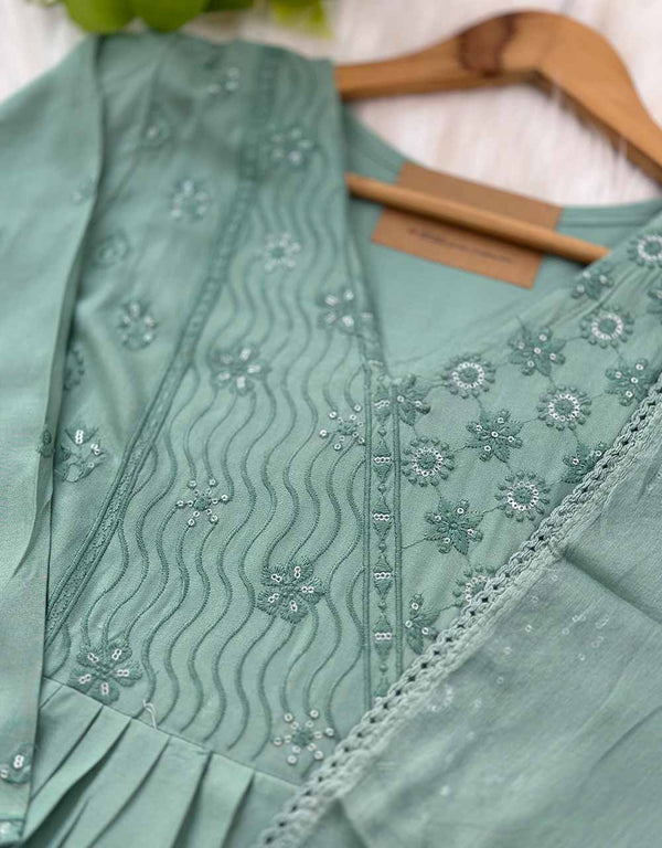 Timeless Comfort – READY TO WEAR COTTON KURTI SET ✨