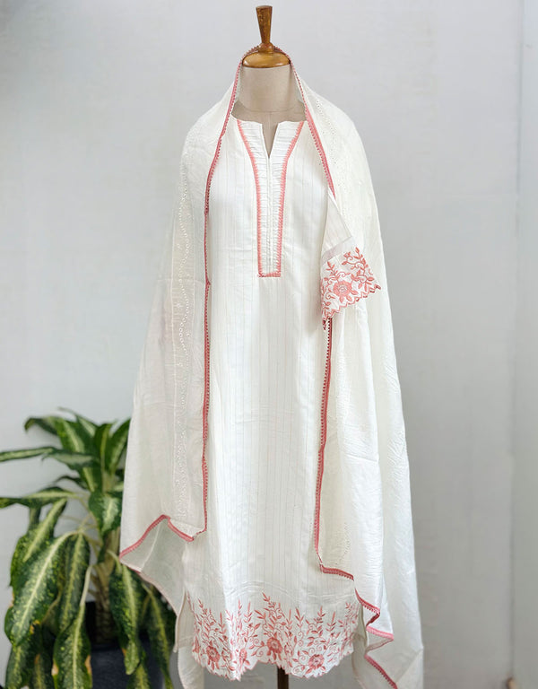 Ready-to-Wear Pure Cotton Kurti Set – Breathable Comfort & Timeless Elegance 🌿