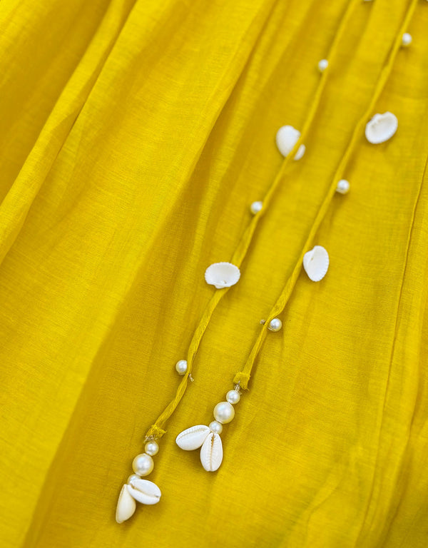 READY TO WEAR PURE MULTIPLE CHANDERI ANARKALI KURTI SET ✨