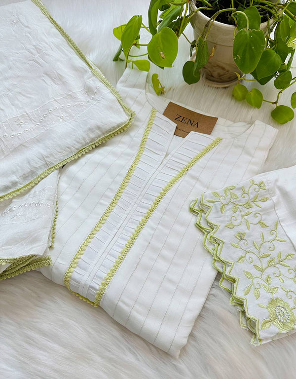 Ready-to-Wear Pure Cotton Kurti Set – Breathable Comfort & Timeless Elegance 🌿