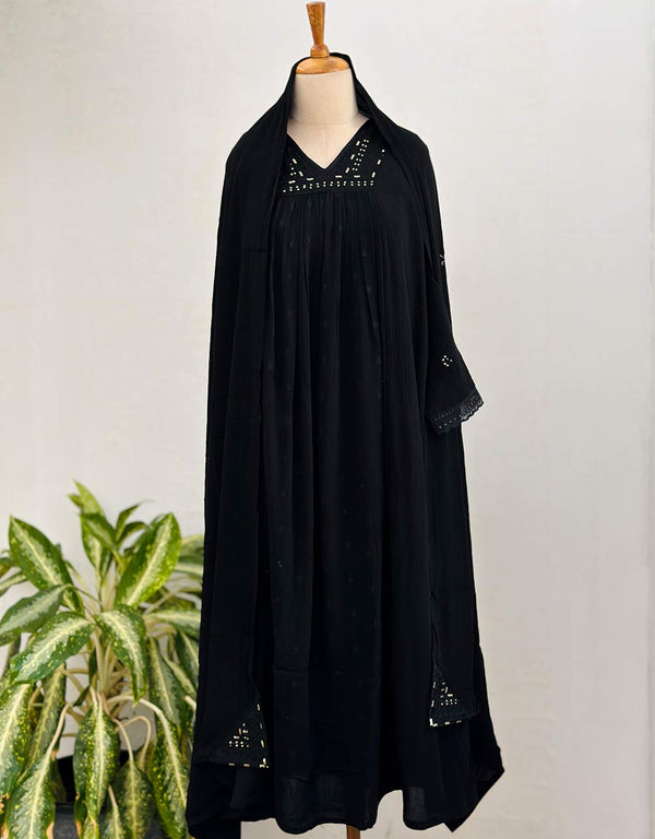 READY TO WEAR CRUSH RAYON ANARKALI KURTI SET ✨