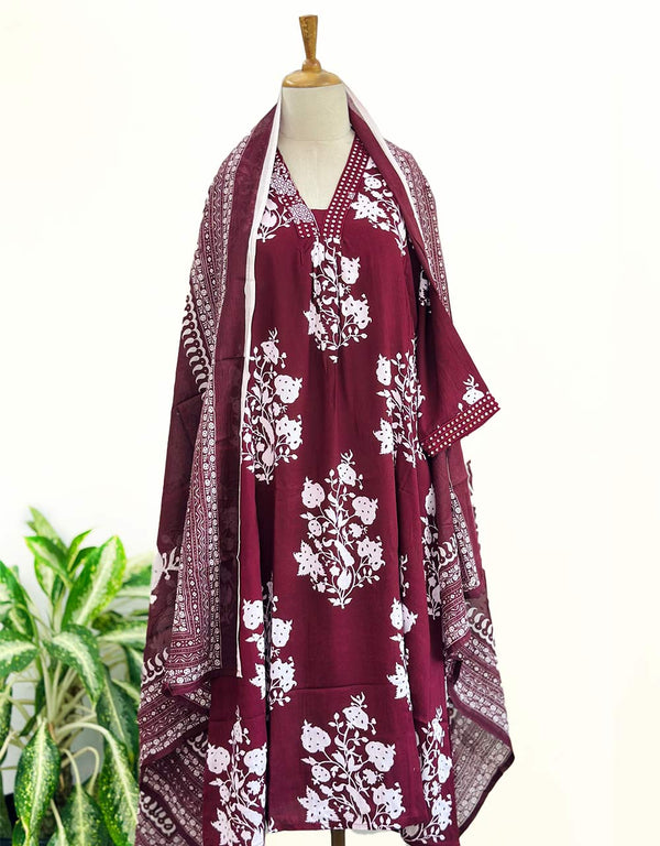 Ready to Wear Pure Cotton Kurti Set 🌿