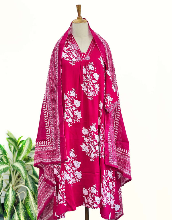 Ready to Wear Pure Cotton Kurti Set 🌿