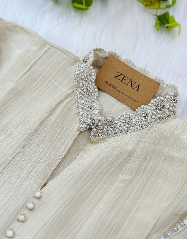 Crushed Tissue Silk Ready-to-Wear Kurti Set - Effortless Elegance 🌟