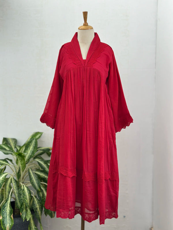 Zena Signature Anarkali 💛 – Premium Pure Mul Cotton🌿Z396