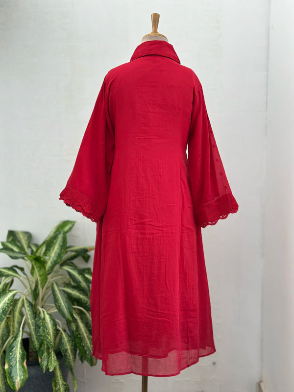 Zena Signature Anarkali 💛 – Premium Pure Mul Cotton🌿Z396