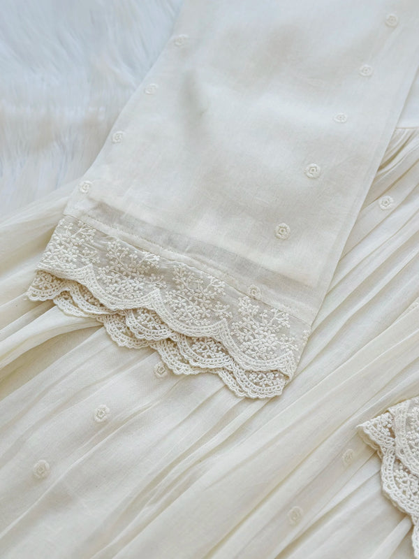 Zena Signature Anarkali 💛 – Premium Pure Mul Cotton🌿