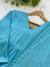 Premium Mul Chanderi Anarkali Kurti Set (Ocean Blue Charm)