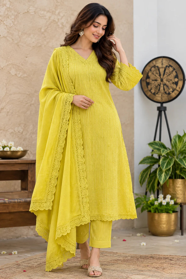 Premium Mul Cotton A-Line Kurti Set – Elegant Ethnic Wear