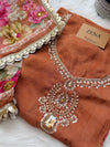 ✨ Crepe Hand-Detailed Unstitched Suit ✨