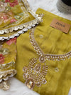 ✨ Crepe Hand-Detailed Unstitched Suit ✨