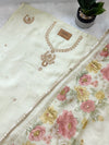 ✨ Crepe Hand-Detailed Unstitched Suit ✨