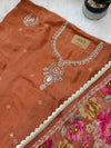 ✨ Crepe Hand-Detailed Unstitched Suit ✨