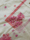 🌼✨ Onam Arrival | Linen Hand-Detailed Unstitched Suit ✨🌼