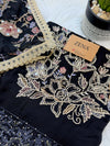 Crepe Hand-Detailed Unstitched Suit ✨
