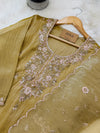 ✨ Crush Tissue Silk Handwork Party Wear Kurti Set ✨