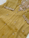 ✨ Crush Tissue Silk Handwork Party Wear Kurti Set ✨
