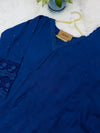 ✨ Mul Chanderi Embroidery Work Slitted Kurti Set