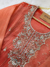 ✨ Crush Tissue Silk Handwork Party Wear Kurti Set ✨