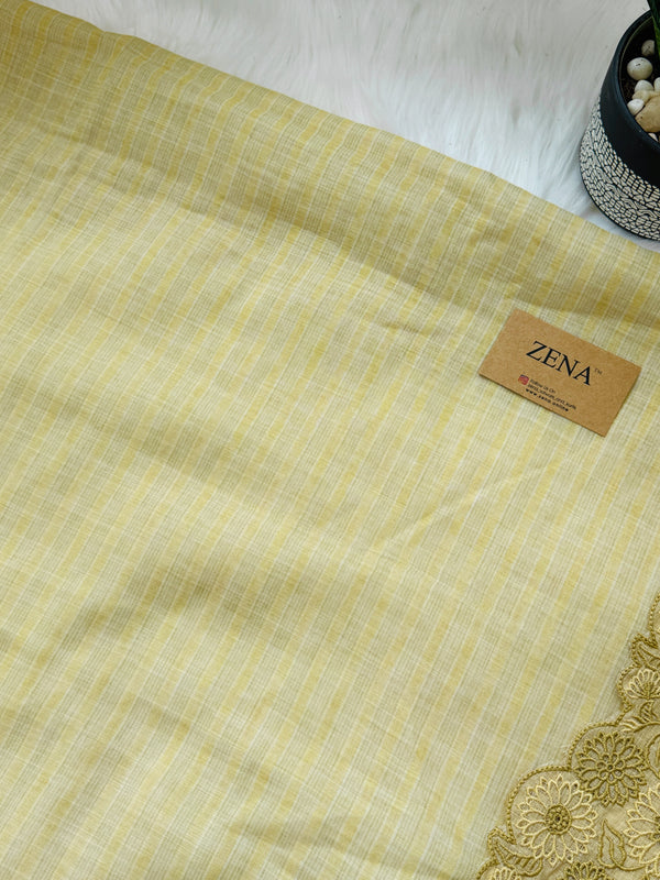 🌼 Pure Cotton Unstitched Suit – Onam Arrival ✨