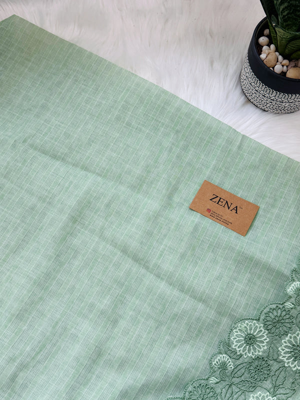 🌼 Pure Cotton Unstitched Suit – Onam Arrival ✨