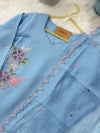 ✨ Premium Mul Chanderi Appliqué Work Kurti Set ✨