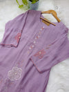 ✨ Pure Mul Chanderi Embroidery Work Kurti Set