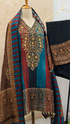 ✨ Embroidered Hand-Detailed Farshi Salwar Set
