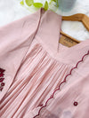 ✨ Mul Chanderi Handwork Anarkali Set