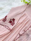 ✨ Mul Chanderi Handwork Anarkali Set