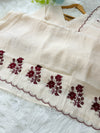 ✨ Mul Chanderi Handwork Anarkali Set