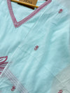 Pure Mul Cotton Embroidered Kurti Set – Elegant Everyday Ethnic Wear