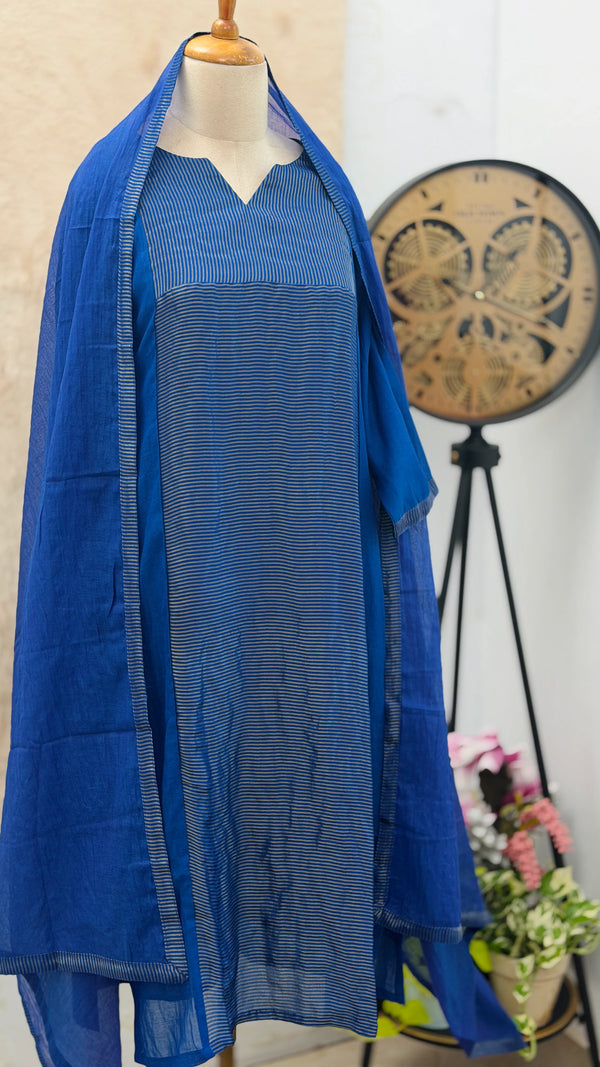✨ Premium Mul Chanderi Kurti Set