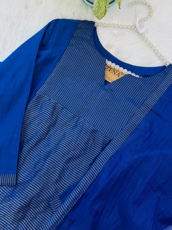 ✨ Premium Mul Chanderi Kurti Set
