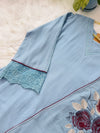 ✨ Imported Crush Rayon Ready-to-Wear Embroidered Anarkali set