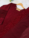 ✨ Premium Cotton Embroidered Kurti Set