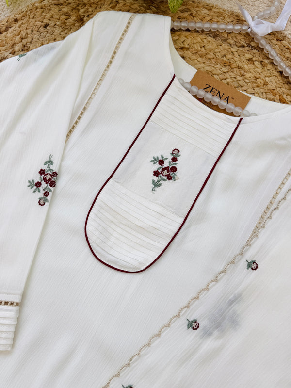 ✨ Imported Crushed Rayon Embroidered Anarkali