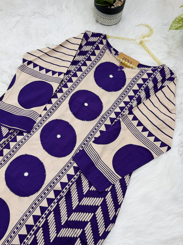 Pure Cotton Ready-to-Wear Kurti Set — Comfort Meets Everyday Elegance