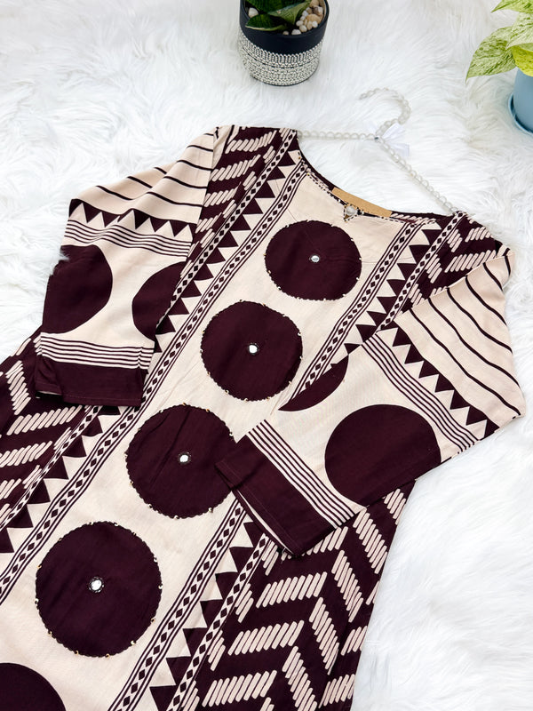 Pure Cotton Ready-to-Wear Kurti Set — Comfort Meets Everyday Elegance