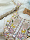 ✨ Glass Chanderi Handwork Anarkali Set ✨