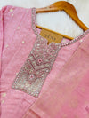 Pure Tissue Silk Kurti Set With Banarasi Dupatta