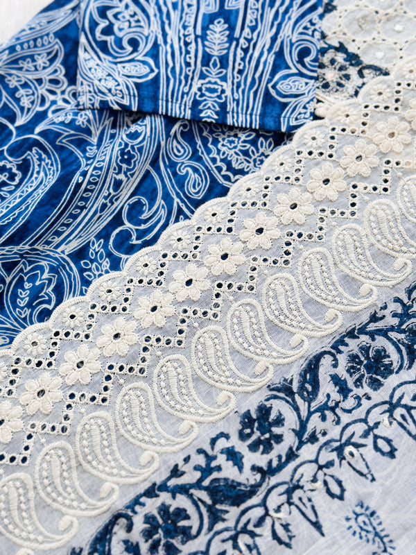 Pure cotton hakuba kurti set