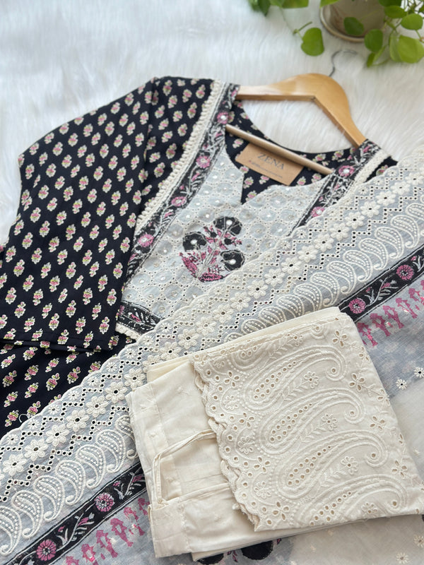 Pure cotton Hacoba kurti set